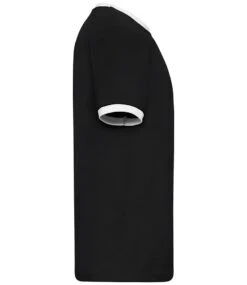 Fruit Of The Loom Mens Valueweight Ringer T 24 Fruit Of The Loom Mens Valueweight Ringer T -XAMAX ss34 bk 2fwh right