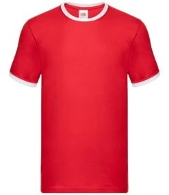 Fruit Of The Loom Mens Valueweight Ringer T 25 Fruit Of The Loom Mens Valueweight Ringer T -XAMAX ss34 rd 2fwh front