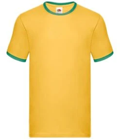 Fruit Of The Loom Mens Valueweight Ringer T 28 Fruit Of The Loom Mens Valueweight Ringer T -XAMAX ss34 su 2fkg front