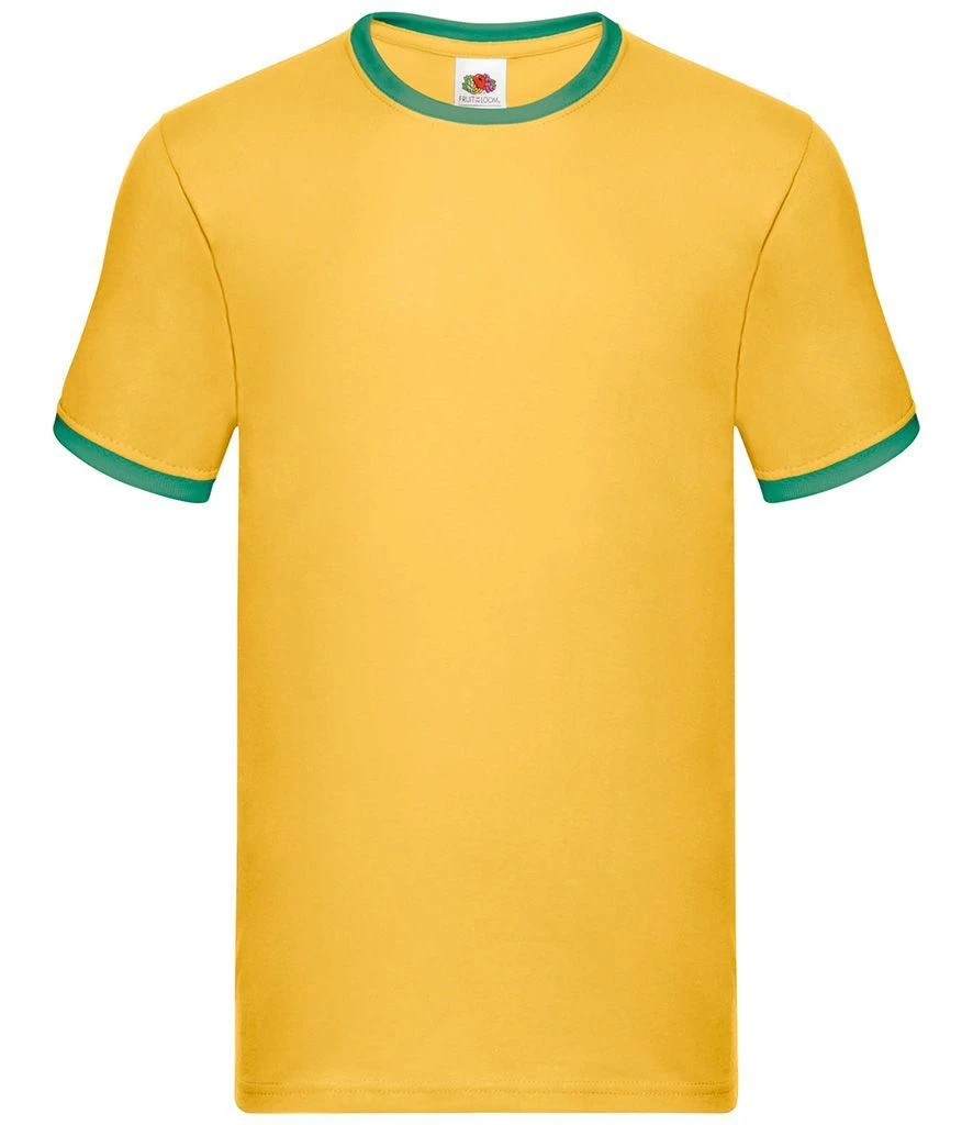 Fruit Of The Loom Mens Valueweight Ringer T 9 Fruit Of The Loom Mens Valueweight Ringer T - Image 7