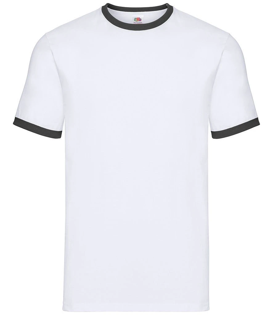 Fruit Of The Loom Mens Valueweight Ringer T 20 Fruit Of The Loom Mens Valueweight Ringer T - Image 18