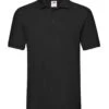 Fruit Of The Loom Mens Premium Polo -XAMAX ss5 blk front 1