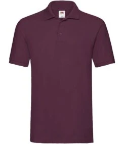 Fruit Of The Loom Mens Premium Polo -XAMAX ss5 bur front 3