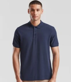 Fruit Of The Loom Mens Premium Polo -XAMAX ss5 nav model 1 5