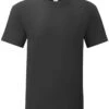 Fruit Of The Loom Mens Iconic 150 T -XAMAX ss621 blk front