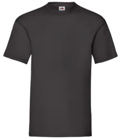 Fruit Of The Loom Mens Valueweight T Shirt 26 Fruit Of The Loom Mens Valueweight T Shirt -XAMAX ss6 blk front