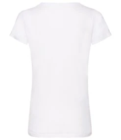 Fruit Of The Loom Ladies Valueweight V-Neck T Shirt 33 Fruit Of The Loom Ladies Valueweight V-Neck T Shirt -XAMAX ss702 whi back