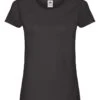 Fruit Of The Loom Ladies Original T -XAMAX ss712 blk front