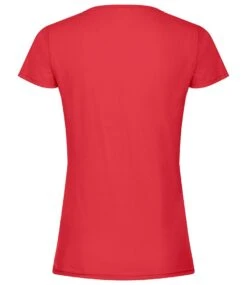 Fruit Of The Loom Ladies Original T -XAMAX ss712 red back