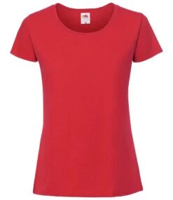 Fruit Of The Loom Ladies Iconic 195 Ring Spun Premium T 35 Fruit Of The Loom Ladies Iconic 195 Ring Spun Premium T -XAMAX ss720 red front