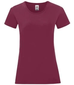 Fruit Of The Loom Ladies Iconic 150 T -XAMAX ss721 bur front