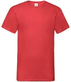 Fruit Of The Loom Mens Valueweight V-Neck T 39 Fruit Of The Loom Mens Valueweight V-Neck T -XAMAX ss7 red front 1