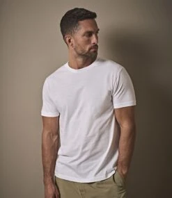 Tee Jays Mens Basic Tee -XAMAX t1000 whi model 1 hero