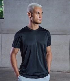 Tombo Unisex Recycled Performance T Shirt -XAMAX tl545 blk model 1 1