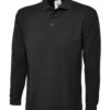 Uneek Longsleeve Poloshirt -XAMAX uc113 bk h