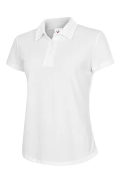 Uneek Ladies Ultra Cool Poloshirt 30 Uneek Ladies Ultra Cool Poloshirt -XAMAX uc126 wh h 1