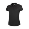 Uneek Ladies Super Cool Workwear Poloshirt 2 Uneek Ladies Super Cool Workwear Poloshirt -XAMAX uc128 bk h