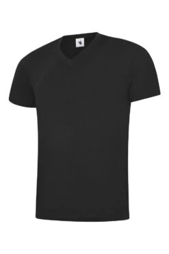Uneek Classic V Neck T Shirt -XAMAX uc317 bk h 1