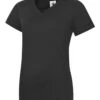 Uneek Ladies Classic V Neck T Shirt -XAMAX uc319 bk h